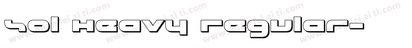 Sol Heavy Regular字体转换